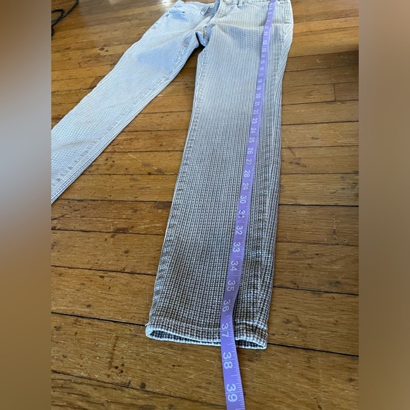 FRAME Le High Skinny plaid gingham jeans size 27 - Picture 11 of 11